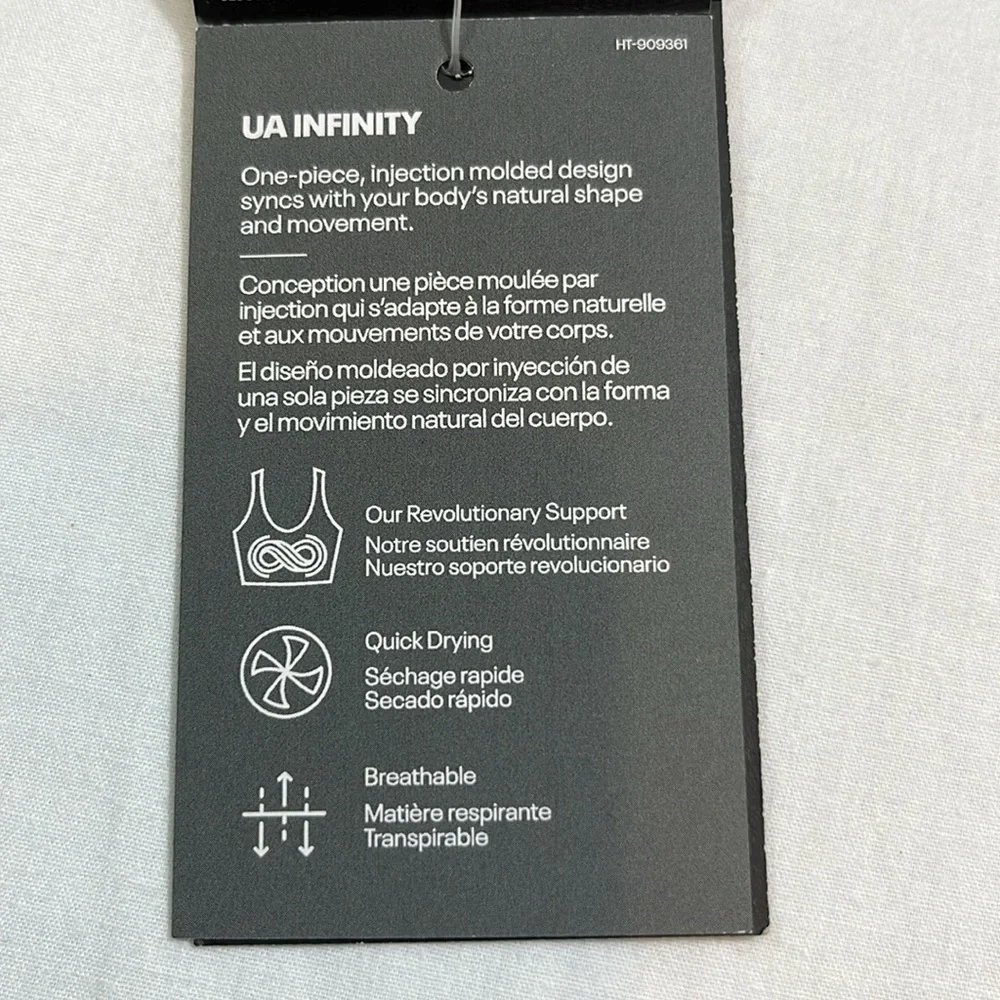 UnderArmour Infinity High Blockd Sports Bra 3X, New!
